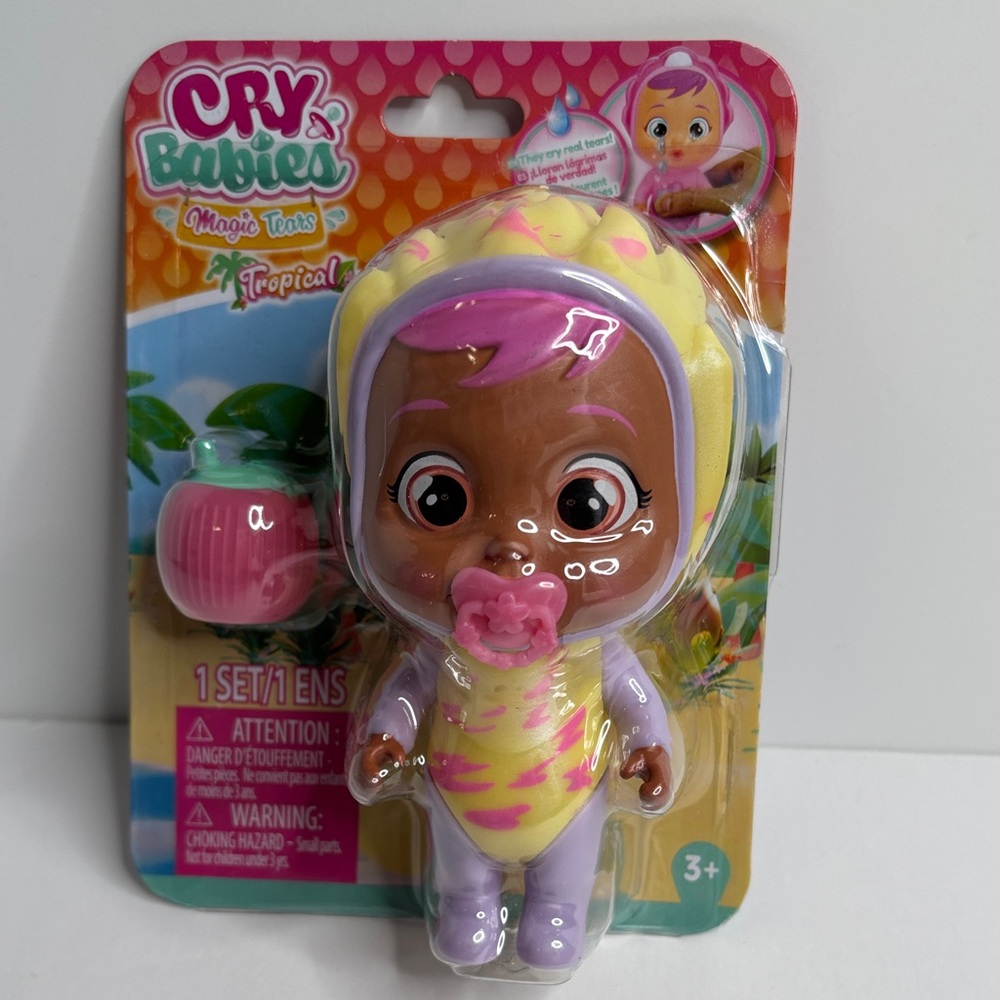 ✨🌊 Brand New Cry Babies Magic Tears Tropical Shiny Shells Oceana Doll 🌊✨